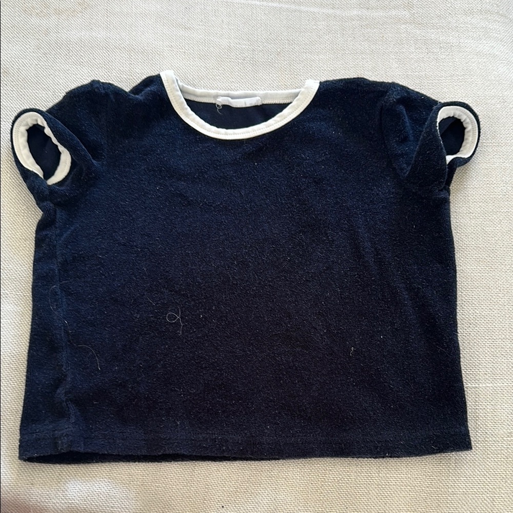 Minnow Swim blue and White T-Shirt